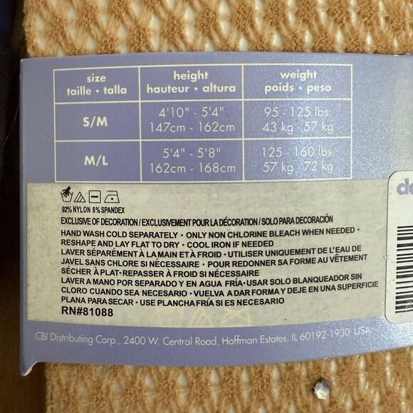 NIP 2 Claire’s Y2K Footless Tights Embellished Bling Tan Dark Grey Lace M L - Picture 8 of 8